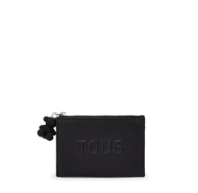 Carregar imagem no visualizador da galeria, Porta-moedas/porta-cartões preto TOUS La Rue New