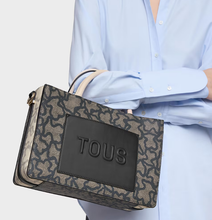 Carregar imagem no visualizador da galeria, Shopper média Amaya Kaos Icon preta