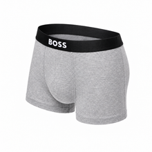 Carregar imagem no visualizador da galeria, Pack de três boxers de algodão elástico com logótipo na cintura