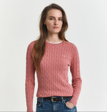 Carregar imagem no visualizador da galeria, Camisola de malha entrançada