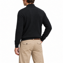 Carregar imagem no visualizador da galeria, Camisola com fecho em lã virgem com caxemira