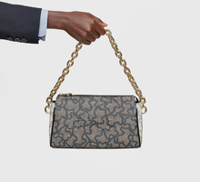 Carregar imagem no visualizador da galeria, Mala de tiracolo preta Kaos Icon Tous