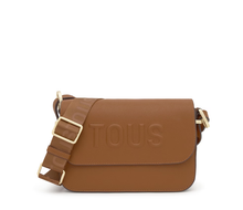 Carregar imagem no visualizador da galeria, Mala de tiracolo média camel TOUS Brenda