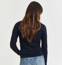 Carregar imagem no visualizador da galeria, Pulôver de algodão entrançado