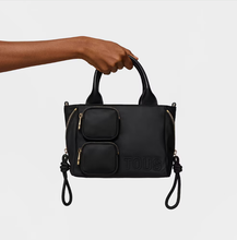 Carregar imagem no visualizador da galeria, Mala shopper pequena preta Tous Roomy Tous