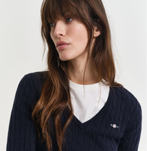 Carregar imagem no visualizador da galeria, Pulôver de algodão entrançado