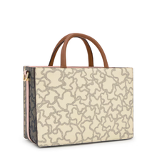 Carregar imagem no visualizador da galeria, Shopper média Amaya Kaos Icon bege