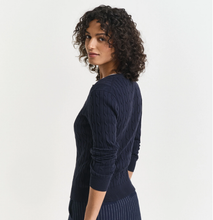 Carregar imagem no visualizador da galeria, Casaco de algodão em malha canelada