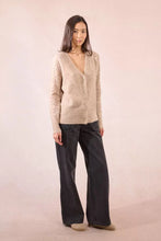 Carregar imagem no visualizador da galeria, Casaco de malha vazada Molly Bracken