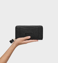 Carregar imagem no visualizador da galeria, Carteira preta TOUS Back to Basics