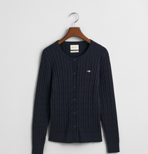 Carregar imagem no visualizador da galeria, Casaco de algodão em malha canelada