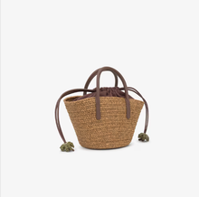 Carregar imagem no visualizador da galeria, Tote bag pequena castanha TOUS Summer Holidays