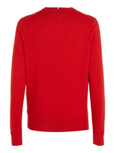 Carregar imagem no visualizador da galeria, Pulover de algodão e cashmere com decote em V