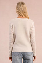 Carregar imagem no visualizador da galeria, Casaco de malha vazada Molly Bracken
