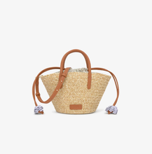 Carregar imagem no visualizador da galeria, Tote bag pequena natural TOUS Summer Holidays