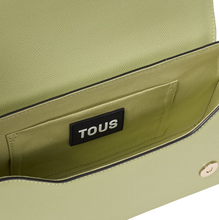 Carregar imagem no visualizador da galeria, Mala de tiracolo média verde TOUS La Rue New