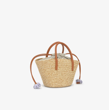 Carregar imagem no visualizador da galeria, Tote bag pequena natural TOUS Summer Holidays