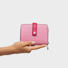 Carregar imagem no visualizador da galeria, Carteira rosa-escuro Urbana Logo New