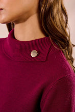 Carregar imagem no visualizador da galeria, Camisola de gola alta com botões Molly Bracken