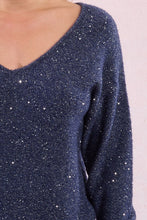 Carregar imagem no visualizador da galeria, Camisola de malha com lantejoulas Molly Bracken