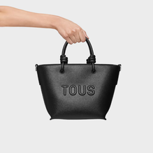 Carregar imagem no visualizador da galeria, Tote bag pequena TOUS La Rue New preta