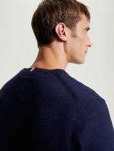 Carregar imagem no visualizador da galeria, Pulover de algodão e cashmere com decote em V