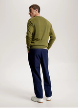 Carregar imagem no visualizador da galeria, Pulover de algodão e cashmere com decote em V