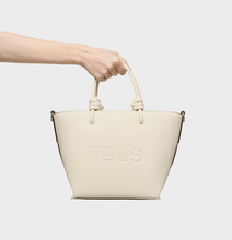 Carregar imagem no visualizador da galeria, Mala Tote bag pequena bege TOUS La Rue New