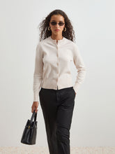 Carregar imagem no visualizador da galeria, Casaco malha em lã e algodão Decenio