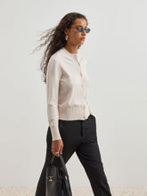 Carregar imagem no visualizador da galeria, Casaco malha em lã e algodão Decenio