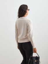 Carregar imagem no visualizador da galeria, Casaco malha em lã e algodão Decenio