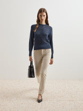 Carregar imagem no visualizador da galeria, Camisola malha texturizada Decenio