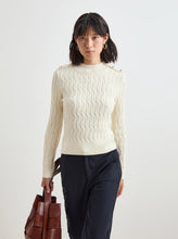 Carregar imagem no visualizador da galeria, Camisola malha entrançada Decenio