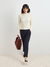 Carregar imagem no visualizador da galeria, Camisola malha entrançada Decenio