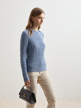 Carregar imagem no visualizador da galeria, Camisola malha entrançada Decenio
