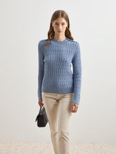 Carregar imagem no visualizador da galeria, Camisola malha entrançada Decenio