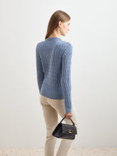 Carregar imagem no visualizador da galeria, Camisola malha entrançada Decenio