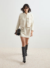Carregar imagem no visualizador da galeria, Casaco tweed curto Decenio