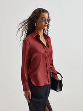 Carregar imagem no visualizador da galeria, Camisa fluida acetinada Decenio