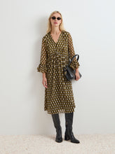 Carregar imagem no visualizador da galeria, Vestido midi de manga comprida Decenio