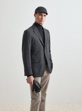 Carregar imagem no visualizador da galeria, Blazer clássico com mistura de algodão e lã