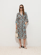 Carregar imagem no visualizador da galeria, Vestido com padrão Decenio - Ref. D005017