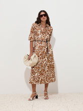 Carregar imagem no visualizador da galeria, Vestido em algodão com estampado floral Decenio - Ref. D005024