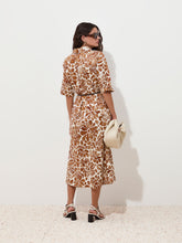 Carregar imagem no visualizador da galeria, Vestido em algodão com estampado floral Decenio - Ref. D005024
