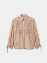 Carregar imagem no visualizador da galeria, Blusa com bordado floral