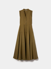 Carregar imagem no visualizador da galeria, Vestido midi evasé em algodão Decenio - Ref. D005184