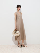 Carregar imagem no visualizador da galeria, Vestido em linho sem mangas Decenio - Ref. D005278