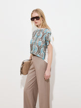 Carregar imagem no visualizador da galeria, T-shirt com estampado geométrico