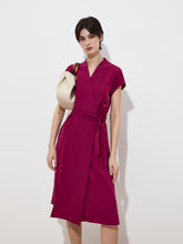 Carregar imagem no visualizador da galeria, Vestido midi trespassado Decenio - Ref. D005437