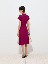 Carregar imagem no visualizador da galeria, Vestido midi trespassado Decenio - Ref. D005437